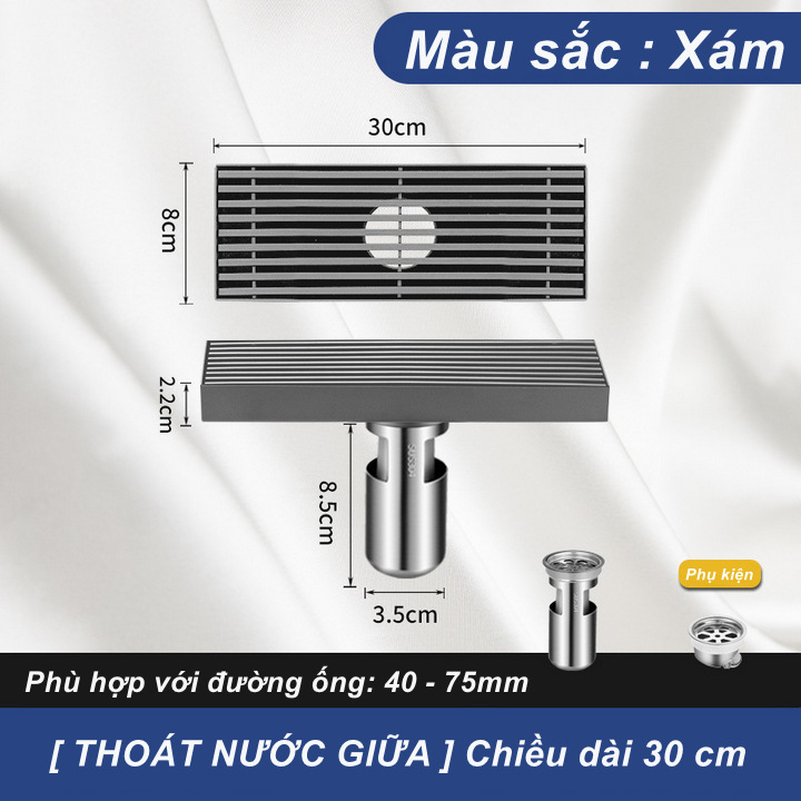 Phễu Thoát Nước Thoát Mùi ECKBERT Công Nghệ Đức cao cấp