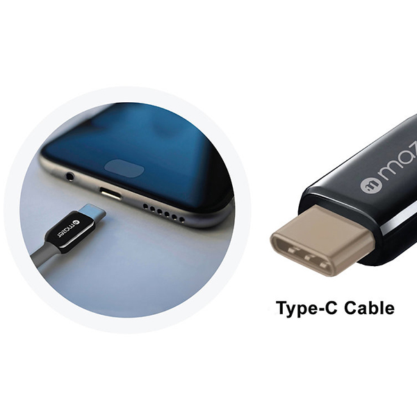 Dây Cáp Mazer Infinite.LINK 3 Pro Cable USB-C TO USB-C 1.25m-Hàng chính hãng