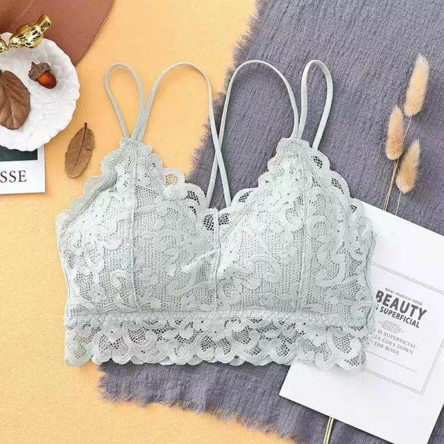 Áo bra ren áo ngực mẫu mới hàng đẹp free sz 55kg đổ xuống