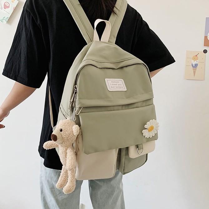 Balo thời trang, balo ULZZANG- BL210 vải siêu mềm mịn, chống thấm nước