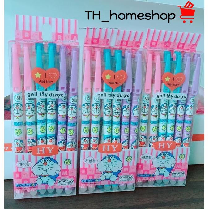 Bộ 12 bút bi Doraemon xóa được