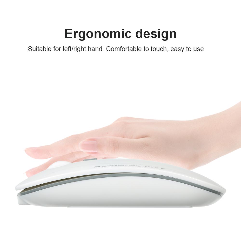 Chuột không dây sạc USB 2.4G Siêu mỏng cho Máy tính để bàn Máy tính xách tay