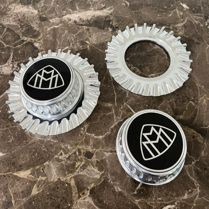 Logo chụp mâm, ốp lazang bánh xe ô tô Maybach BC-012