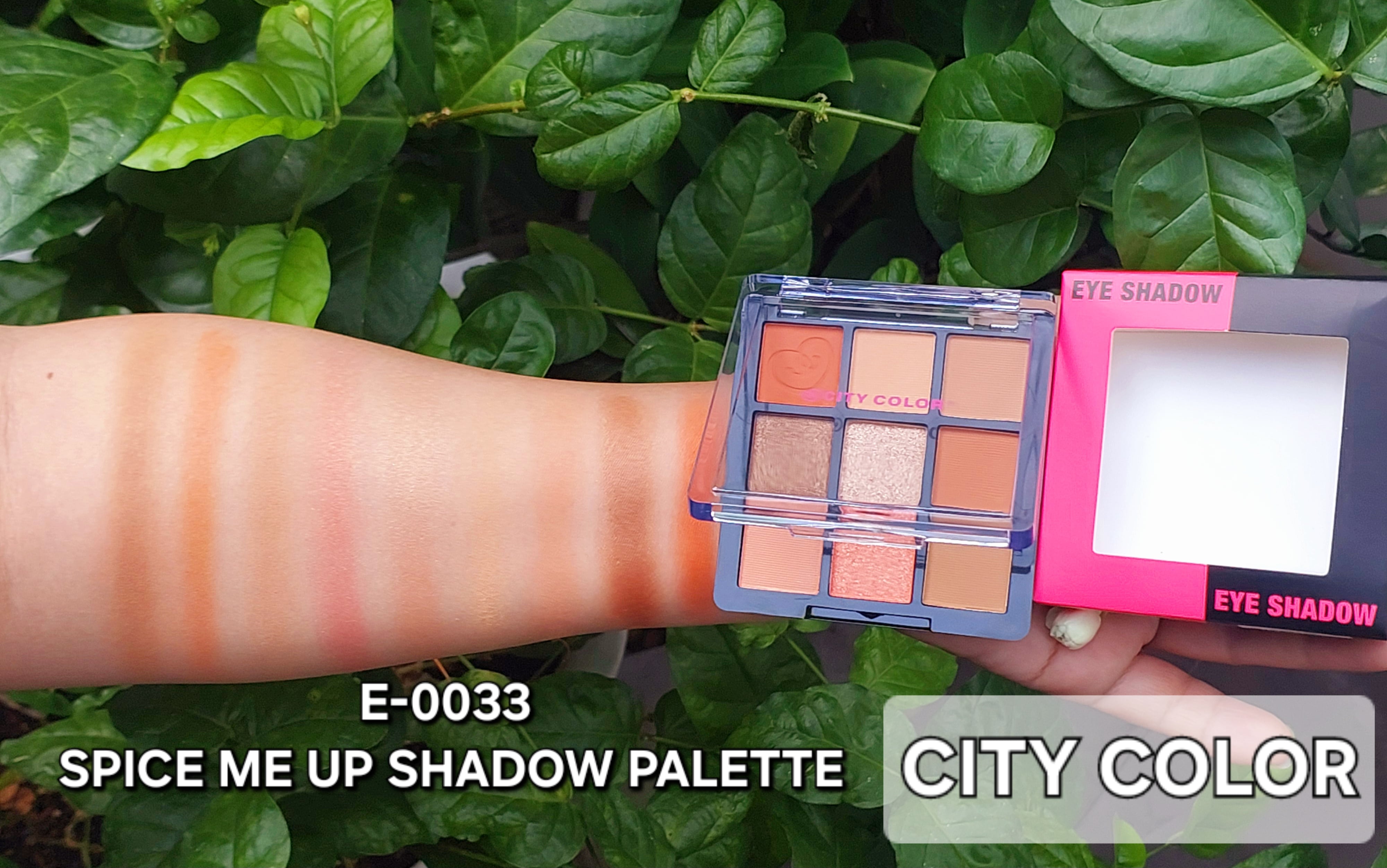 Phấn mắt CITY COLOR Spice Me Up Shadow Palette 9 ô.