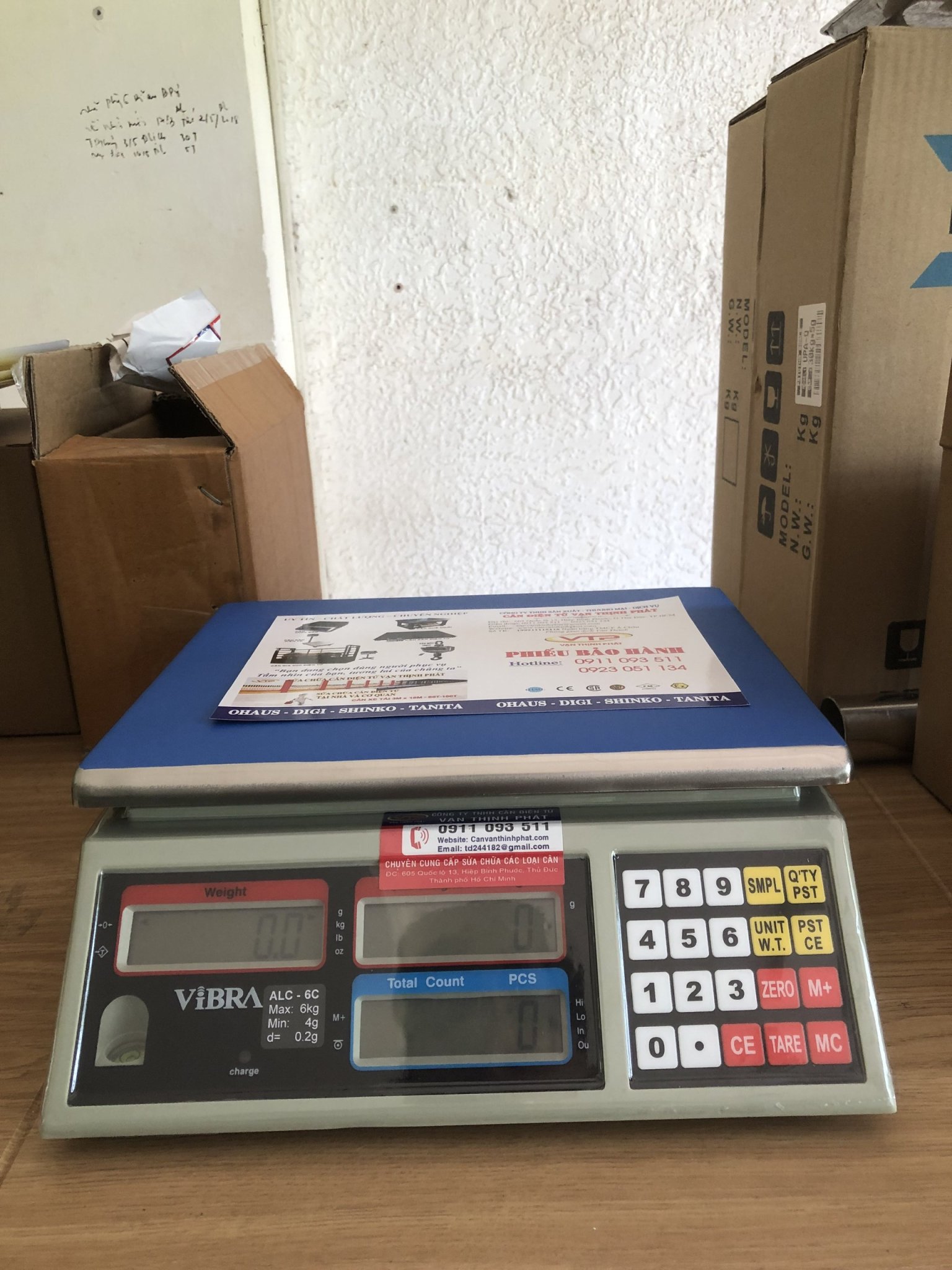 Cân Điện Tử VIBRA ALC 30 kg