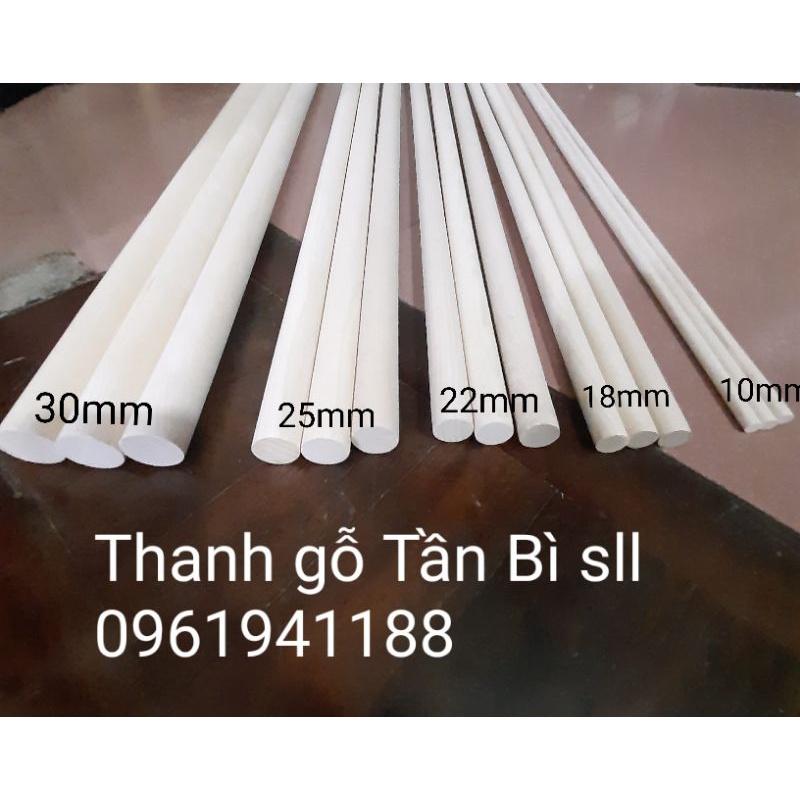 ( HÀNG ĐẸP ) Thanh Gỗ Tròn Dài 30cm Gỗ Tần Bì ( Các Kích Cỡ)