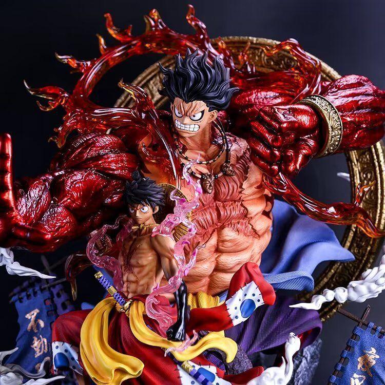 Mô Hình Luffy Gear 4 Đảo Quỷ Onigashima 33Cm 2.8KG Mô hình One Piece Cao Cấp, Figure Mô Hình Anmie One Piece Luffy Vua H