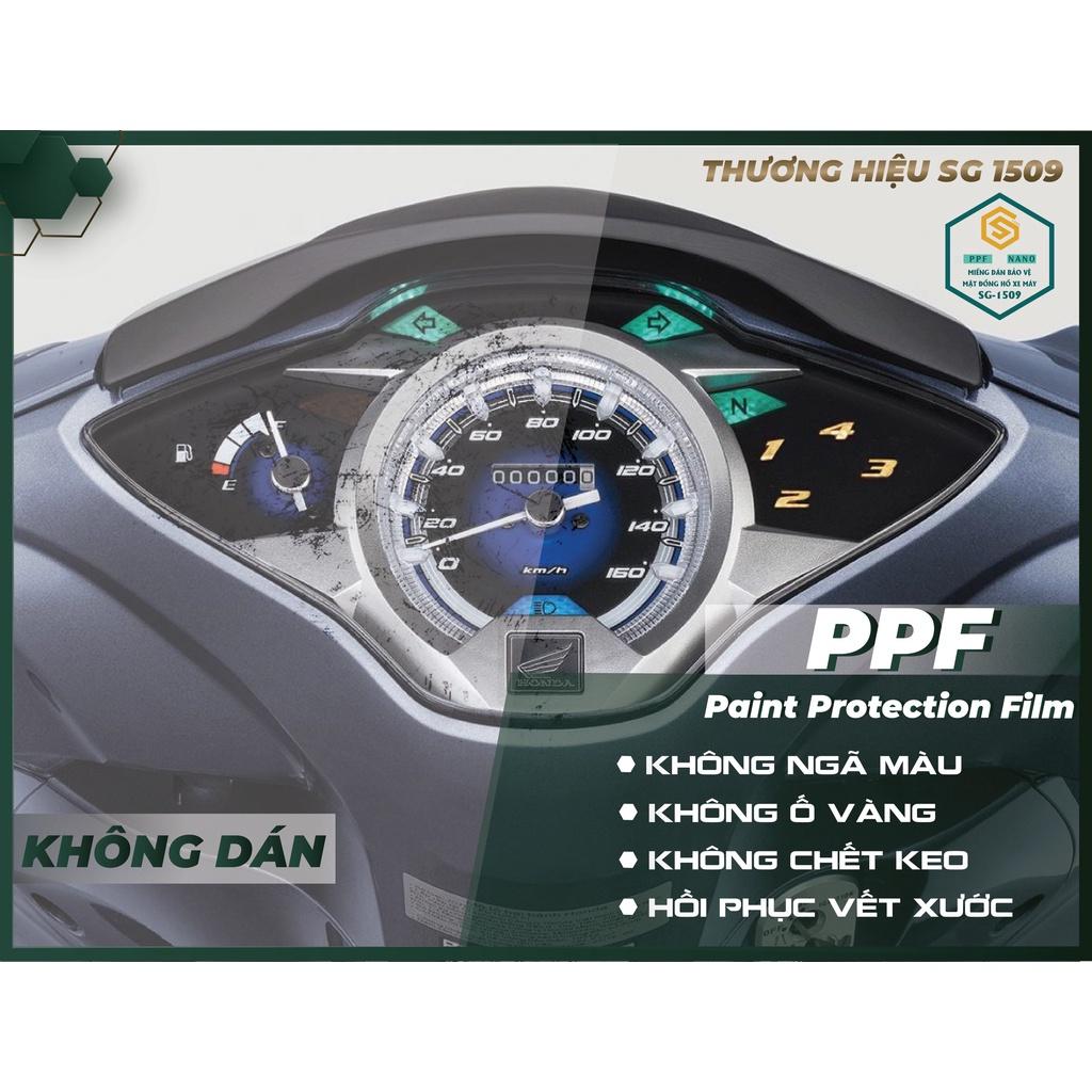 Miếng dán cường lục ppf mặt đồng hồ xe honda FUTURE chống trầy xước bảo vệ mặt đồng hồ luôn mới từ sg1509