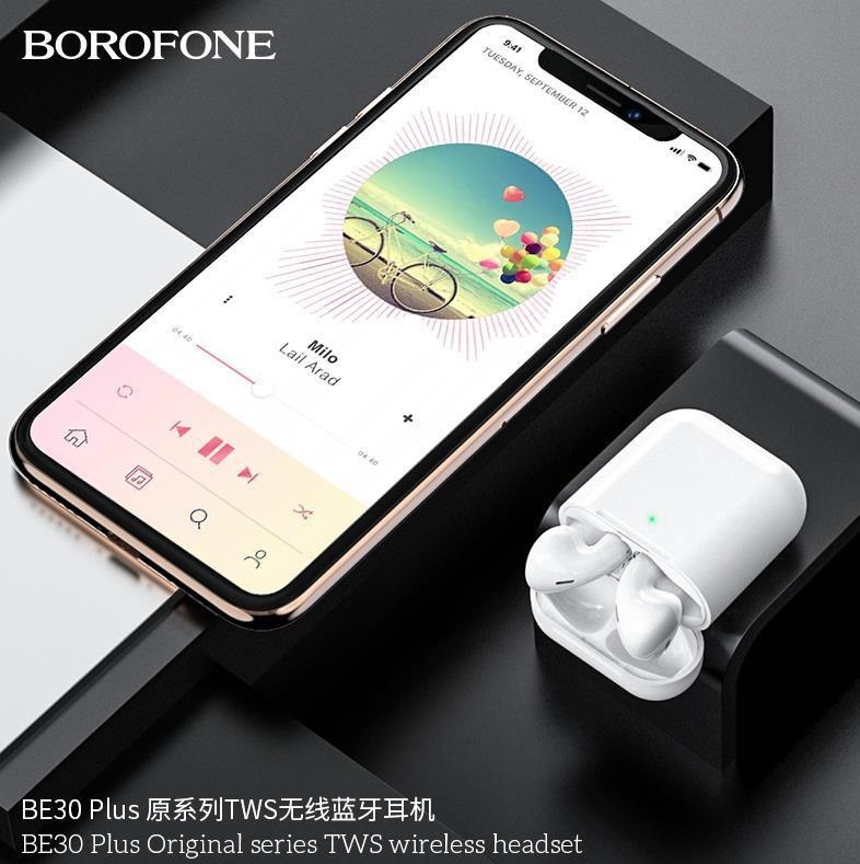 Tai nghe ko dây Bluetooth 5.0 Borofone BE30 Plus - Tai nghe bluetooth - Hàng chính hãng