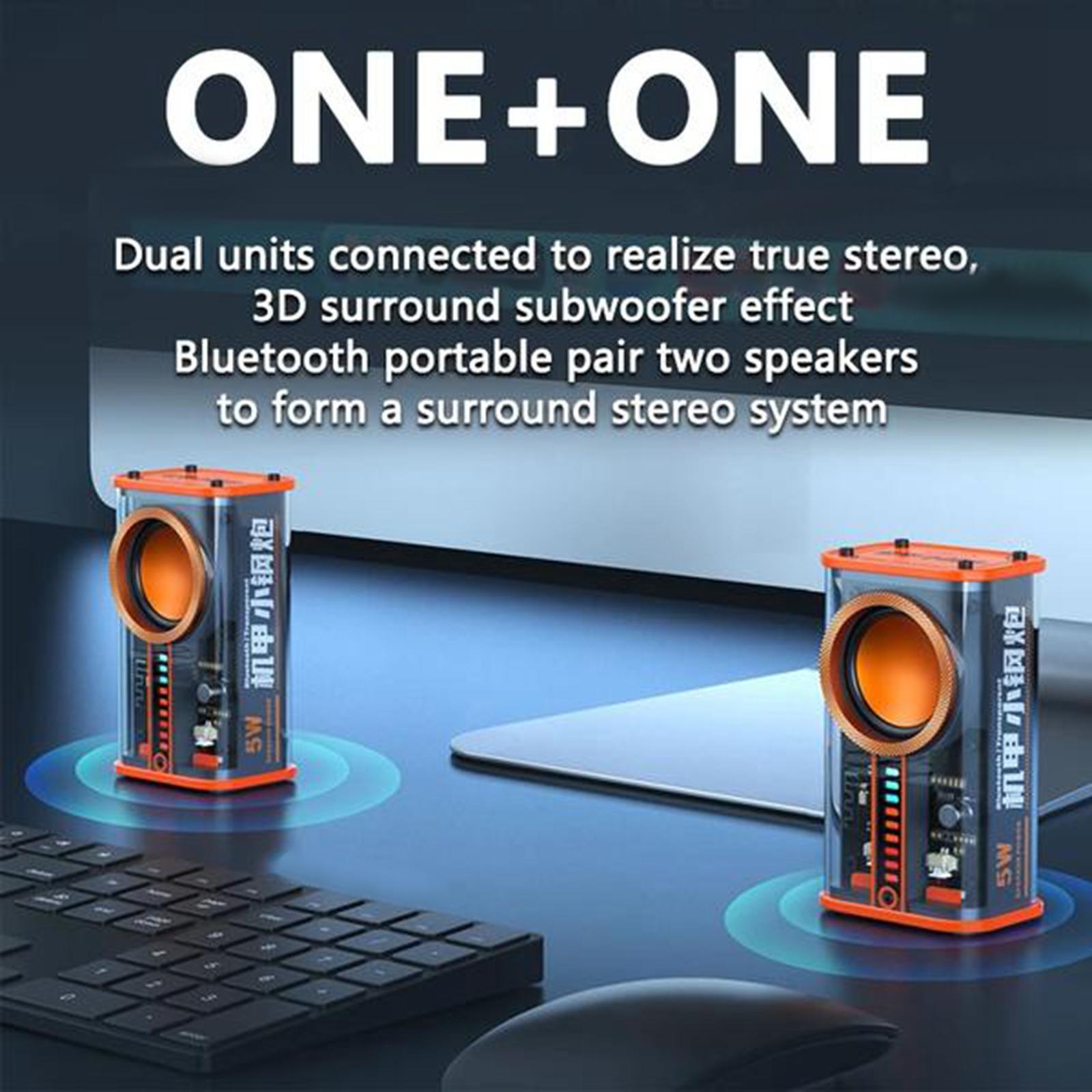 Wireless  Bluetooth Speaker Sound Light Rhythm Subwoofer  5W