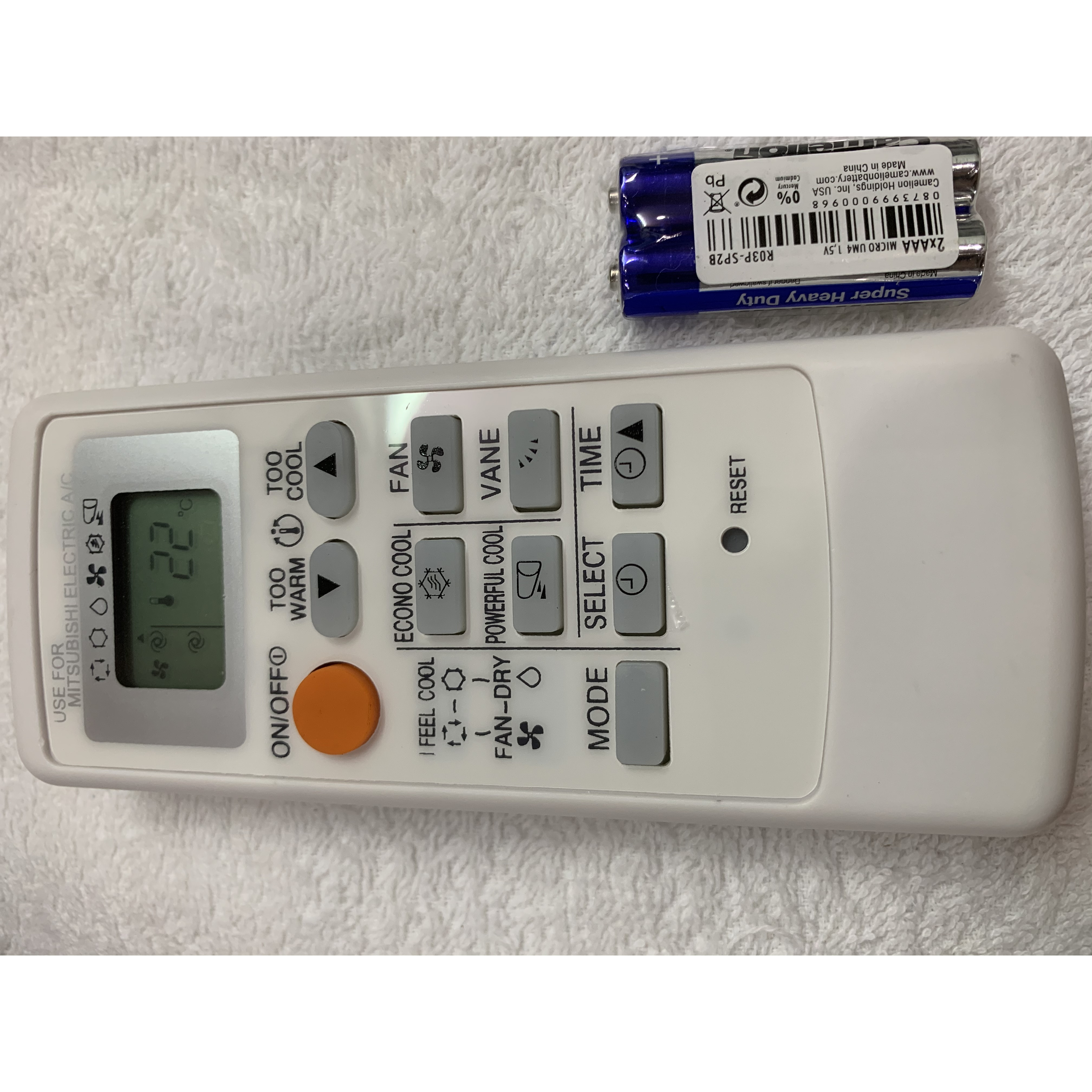 REMOTE ĐIỀU KHIỂN DÀNH CHO MÁY LẠNH ĐIỀU HOÀ MITSUBISHI