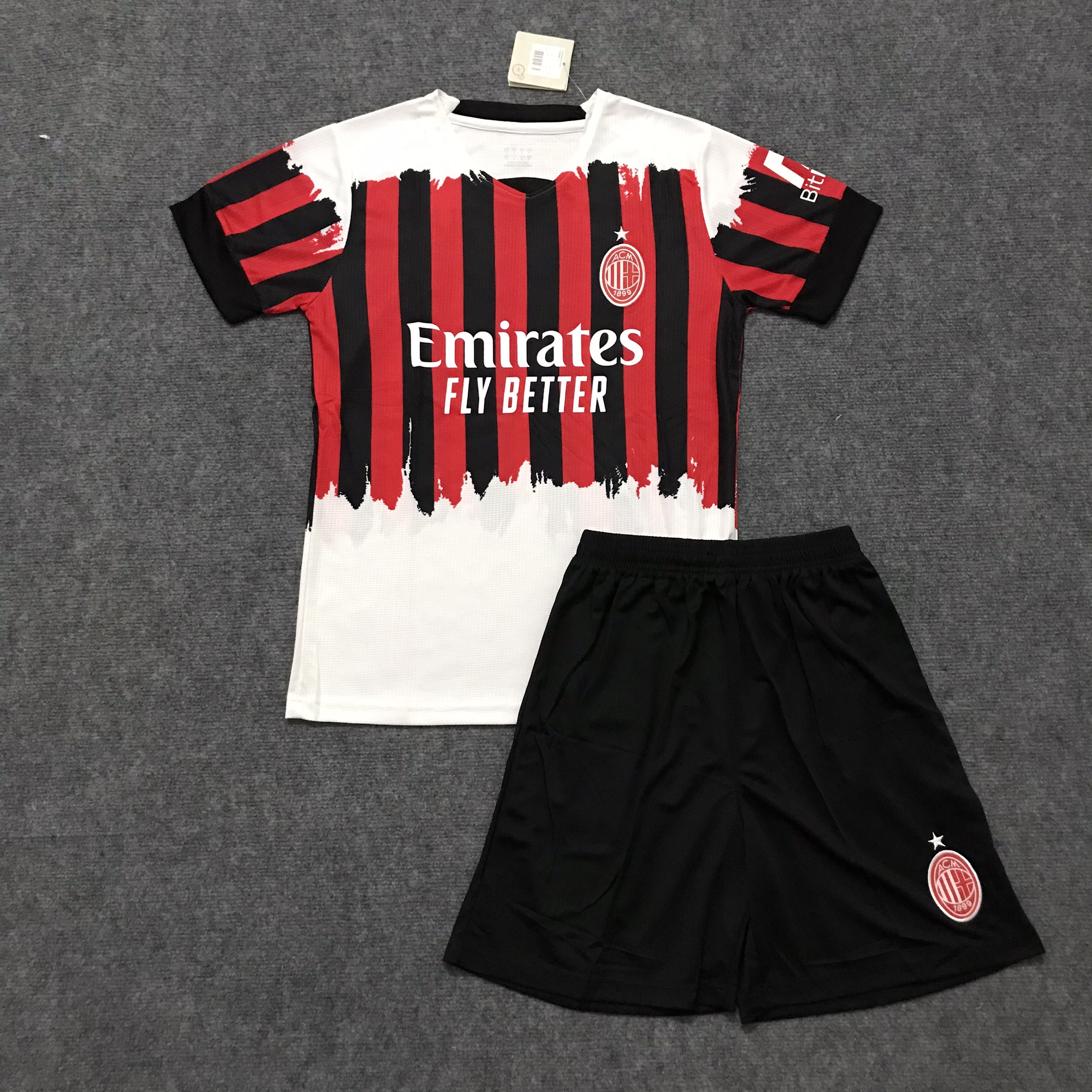 Bộ bóng đá vải thái AC Milan cao cấp