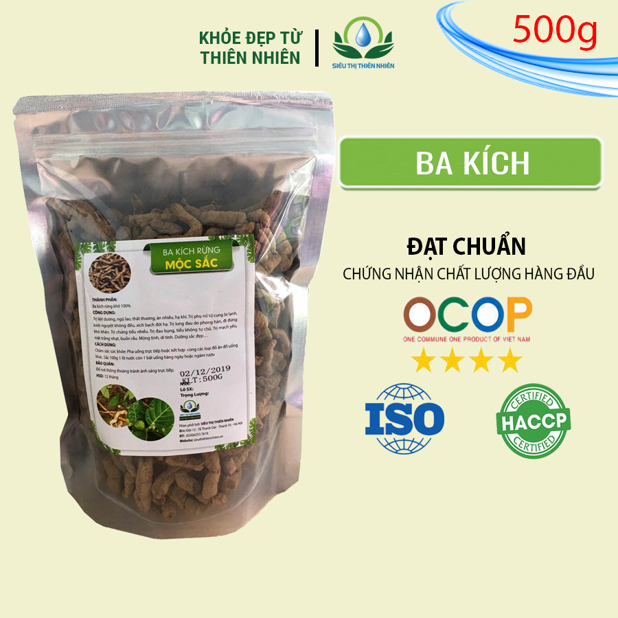 Trà Ba Kích Rừng Sấy Khô Mộc Sắc 500g