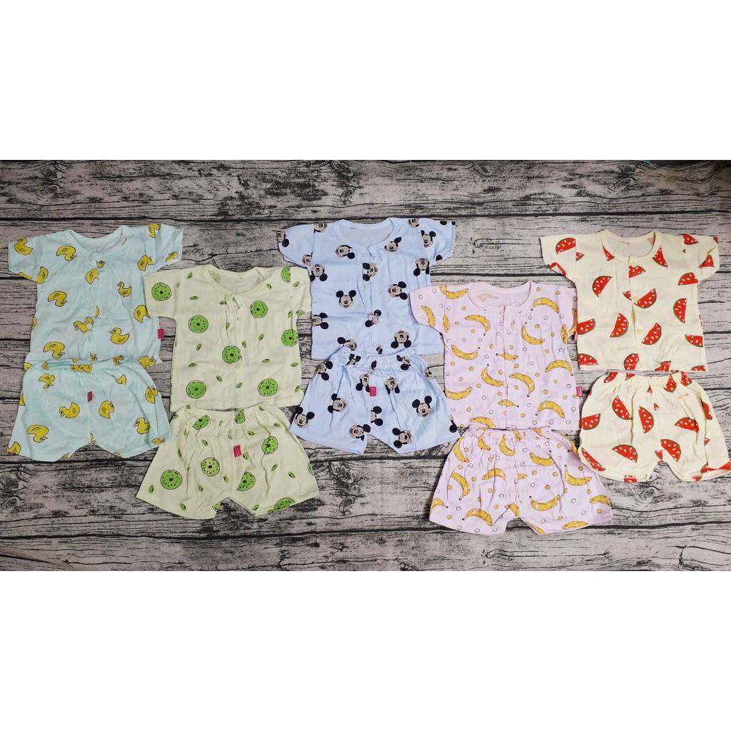 Set 5 bộ quần áo cộc tay cotton Cater cực xinh cho bé