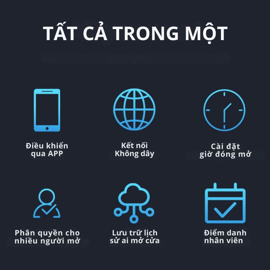 Khóa Cửa Thông Minh Kachi MK45 cho cửa không có khung như cửa kính, cửa gỗ trượt – Mở Khóa App Tuya + Vân tay + Chìa khóa + Thẻ từ + Mã số - hàng chính hãng