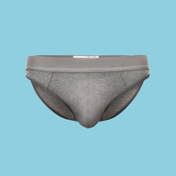 Quần lót nam Hunk Bikini hở sườn màu xám