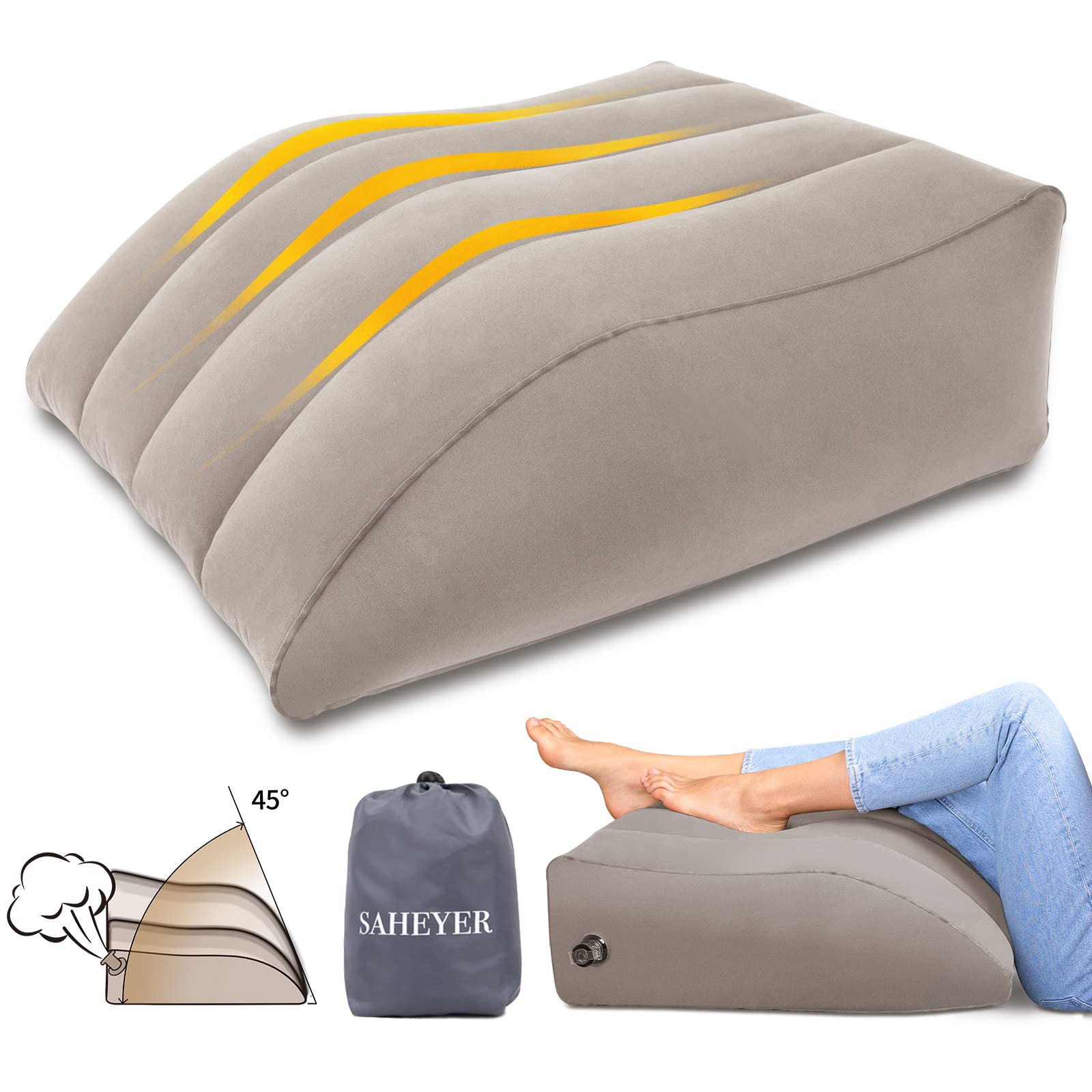 Gối Hơi Kê Gác Chân Khi Nằm Gối ngủ khi Ngồi Pillow LEX