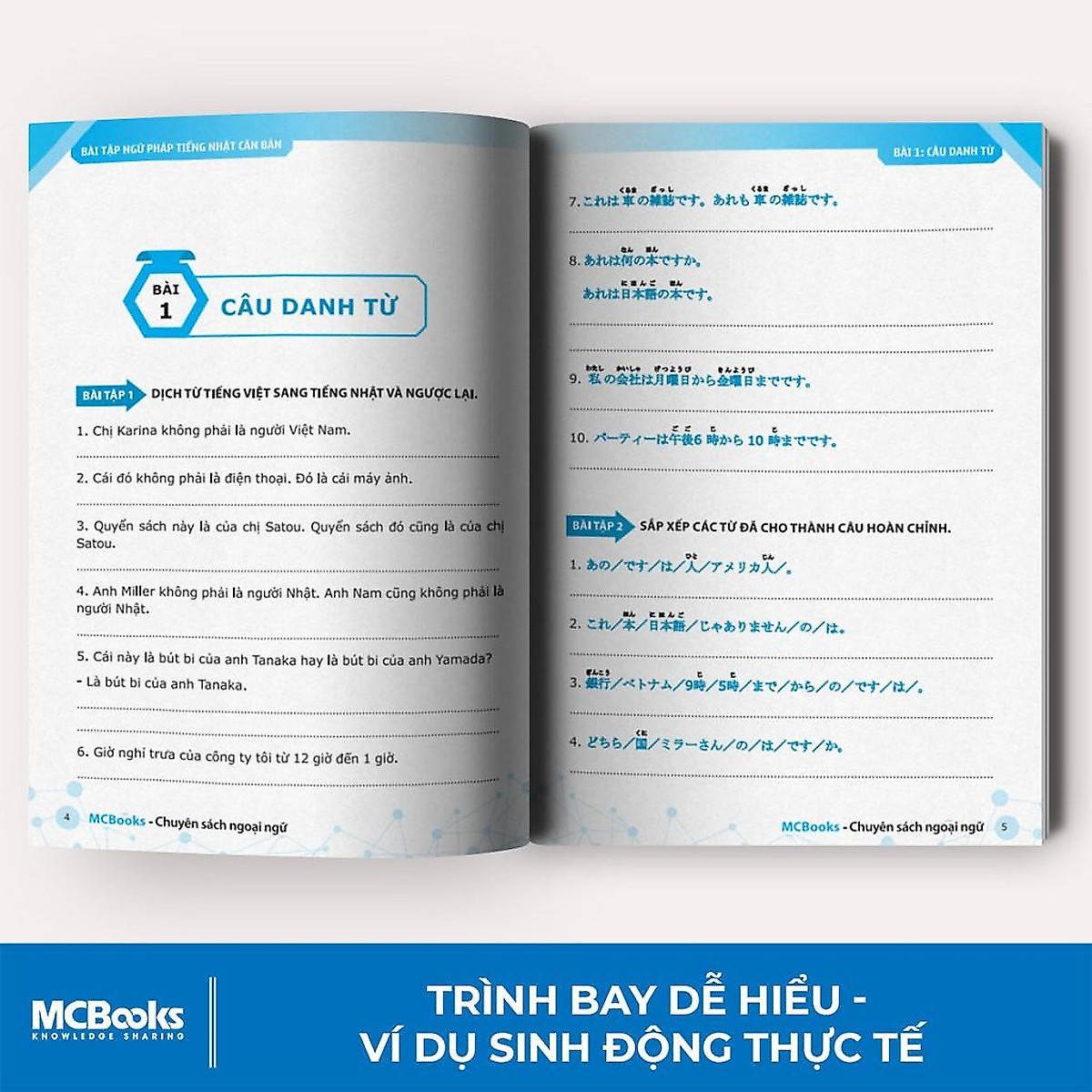 Bài Tập Ngữ Pháp Tiếng Nhật Căn Bản - Dành Cho Người Mới - MinhAnBooks