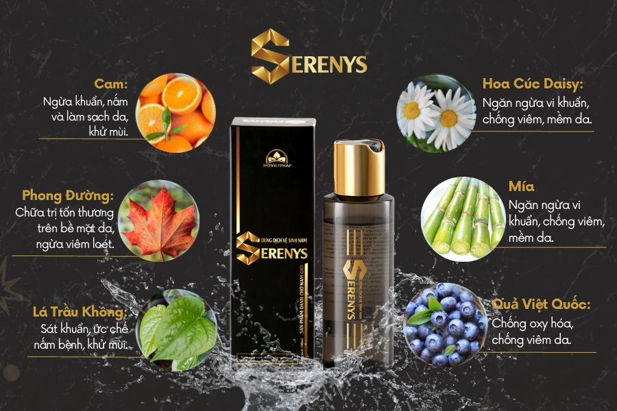 Sản phẩm dung dịch vệ sinh nam Serenys Classic 100ML .