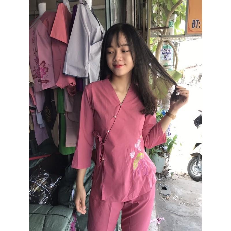 Đồ Lam Đi Chùa #Pháp Phục Phật Giáo#xéo nhật nơ