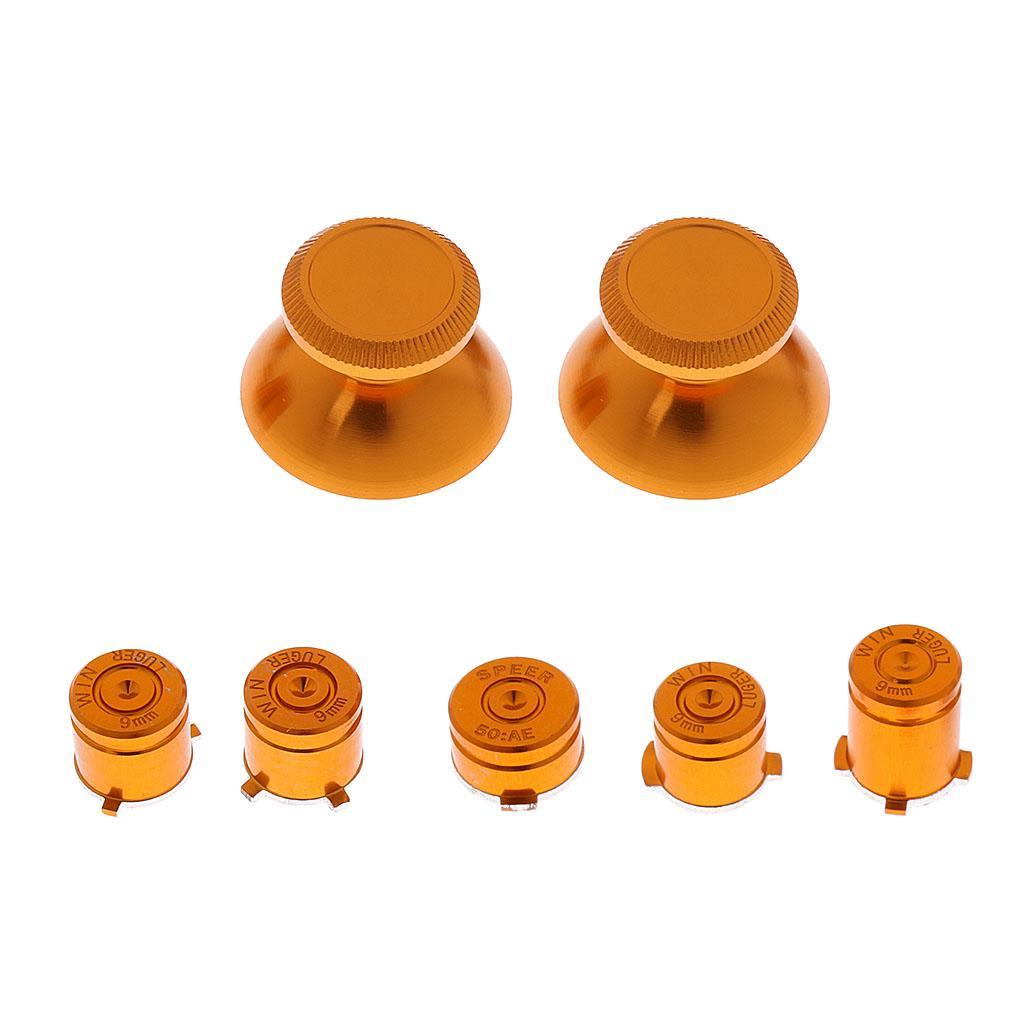 Joystick Replacement Buttons Thumb Caps & ABXY & Guide Mod Kit for Xbox One