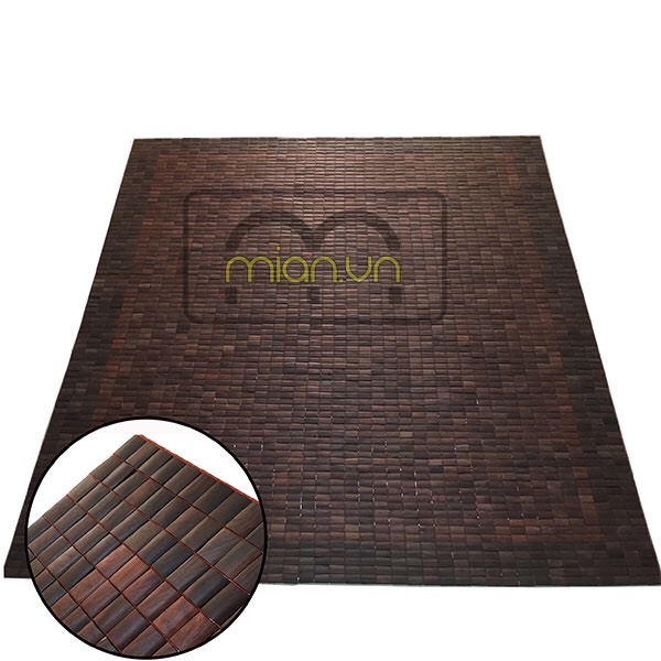 Chiếu Hạt Gỗ Trắc Miếng Cao Cấp - Kích Thước 1,8mx2m ( video , hình thật )