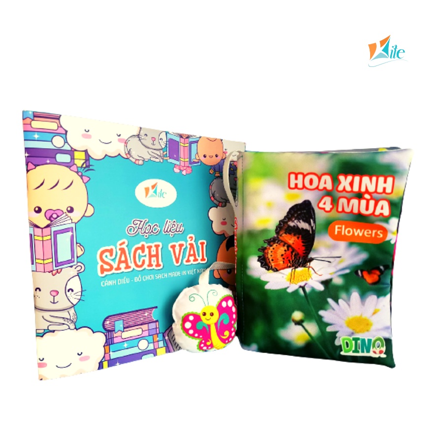 Sách vải hoa xinh 4 mùa