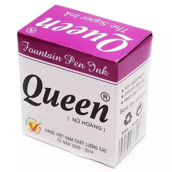 Mực học sinh tím, xanh, đen Queen