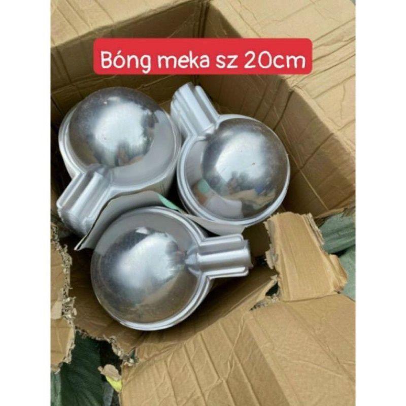 Bóng tròn meka trong suốt size 20cm, nguyên liệu làm hoa bóng