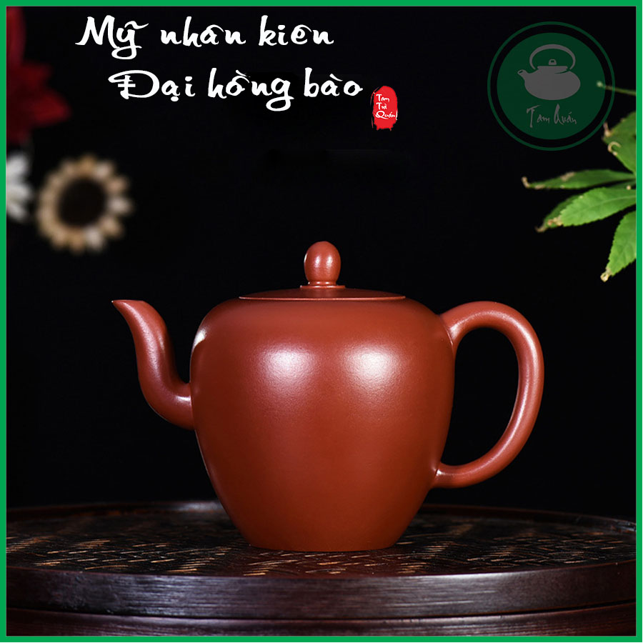 Ấm tử sa mỹ nhân kiên đại hồng bào 280ml