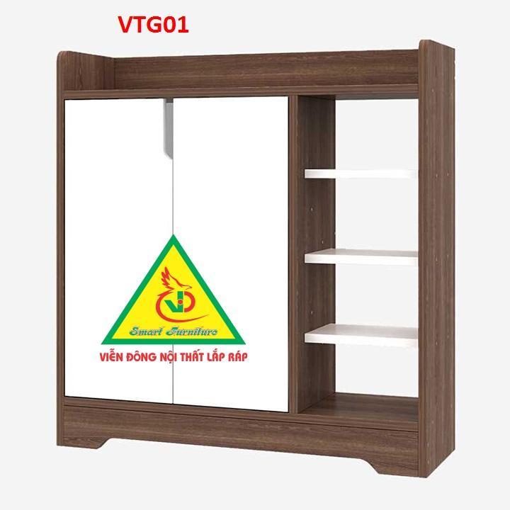 Tủ Giày Hiện Đại Nhiều Ngăn Để Giày, Tiết Kiệm Diện Tích VTG01- Nội thất lắp ráp Viendong Adv