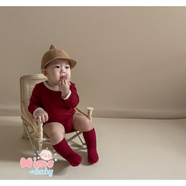 Mũ cói củ tỏi cho bé MH08 Mimo baby