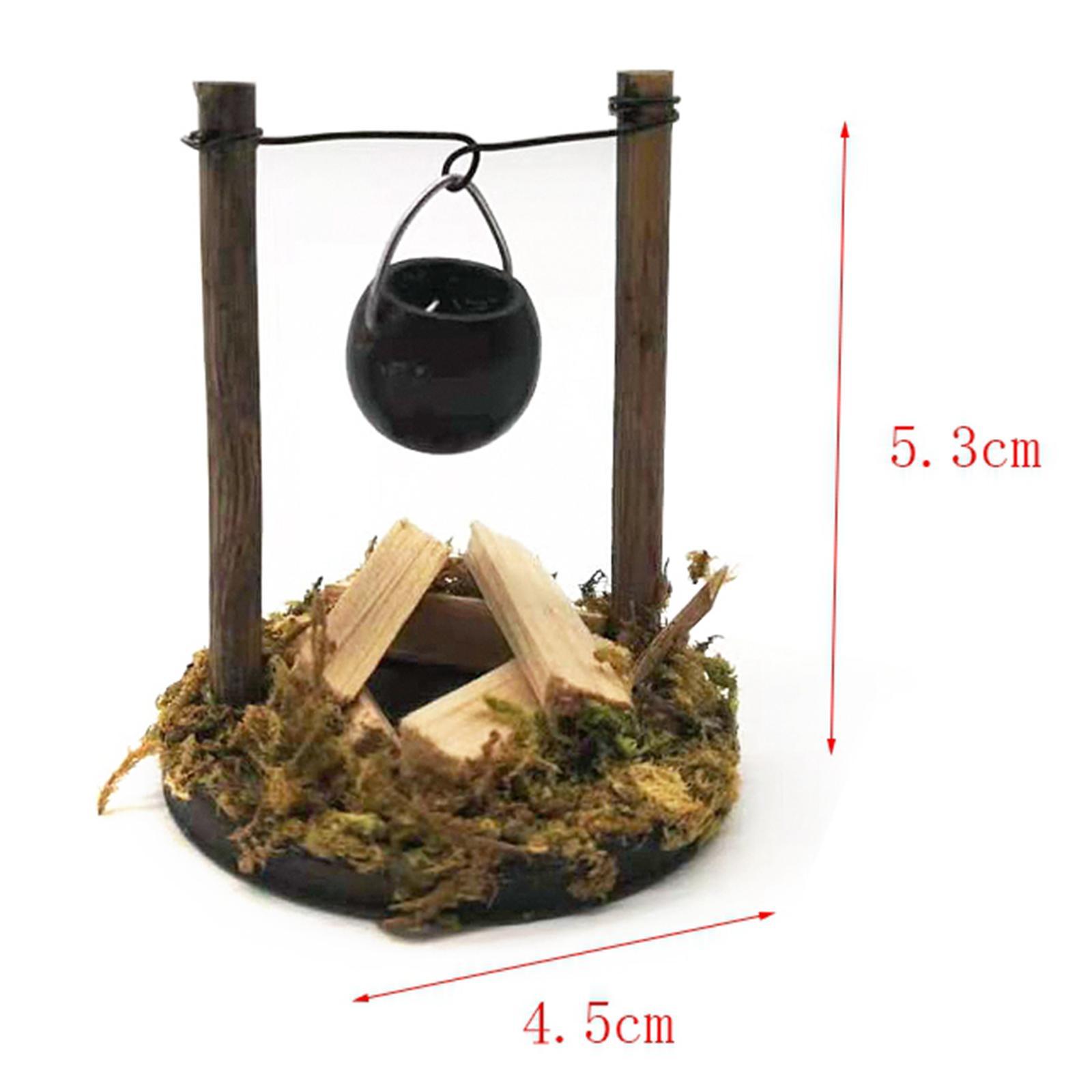 Miniature Dollhouse Garden Burner Kit Dollhouse Furniture Accessory