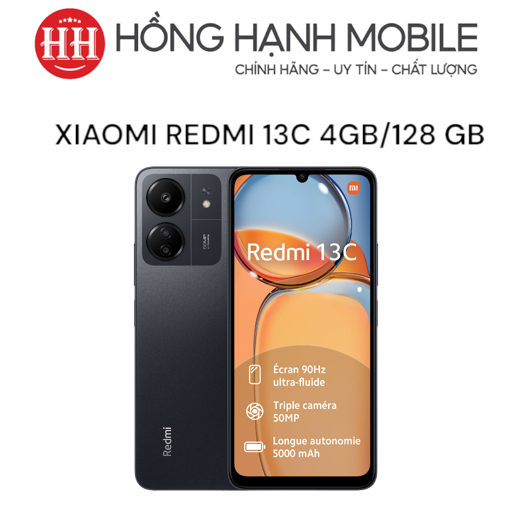 Điện Thoại Xiaomi Redmi 13C 4GB/128GB - Hàng Chính Hãng