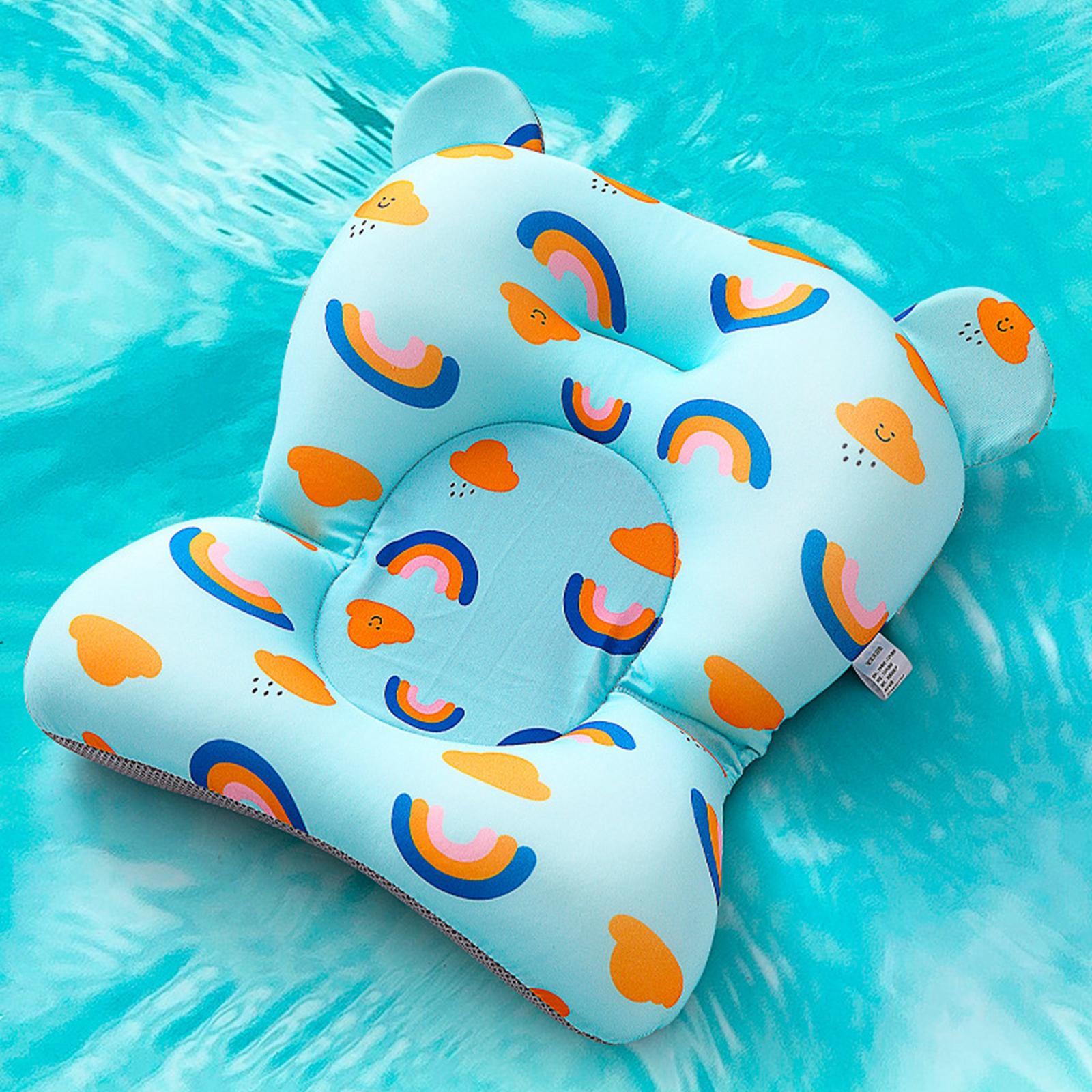 Dolity Baby Bath Seat Support Mat Foldable Baby Bath Tub Pad