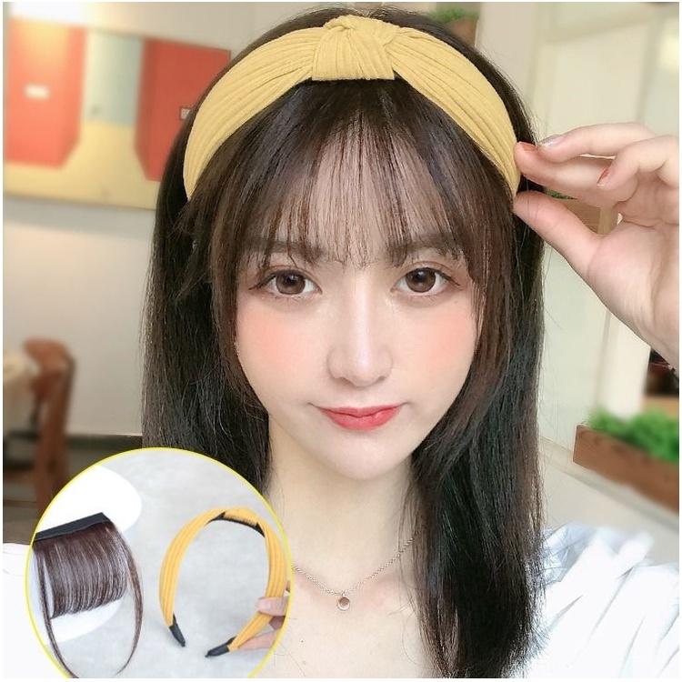 Tóc giả mái thưa có gắn kèm cài tóc như hình