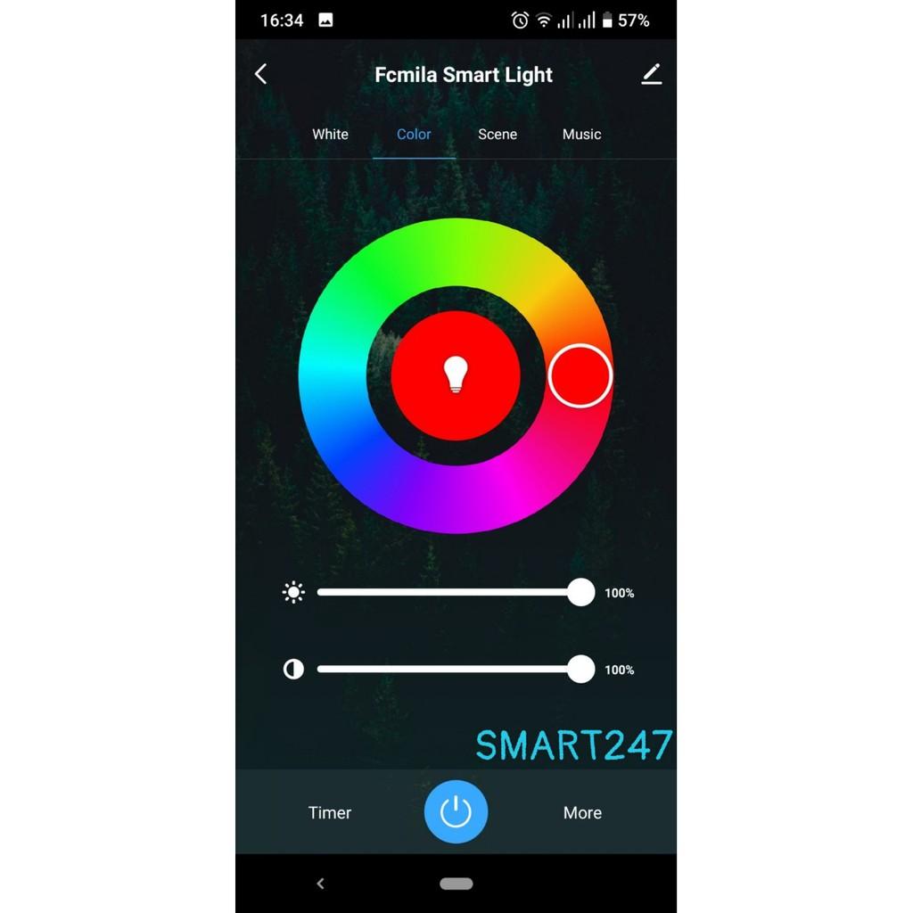 Điều Khiển LED 12V IR + WiFi RGB Tuya/SmartLife 4 chân .Tương Thích Google Home & Amazon Alexa