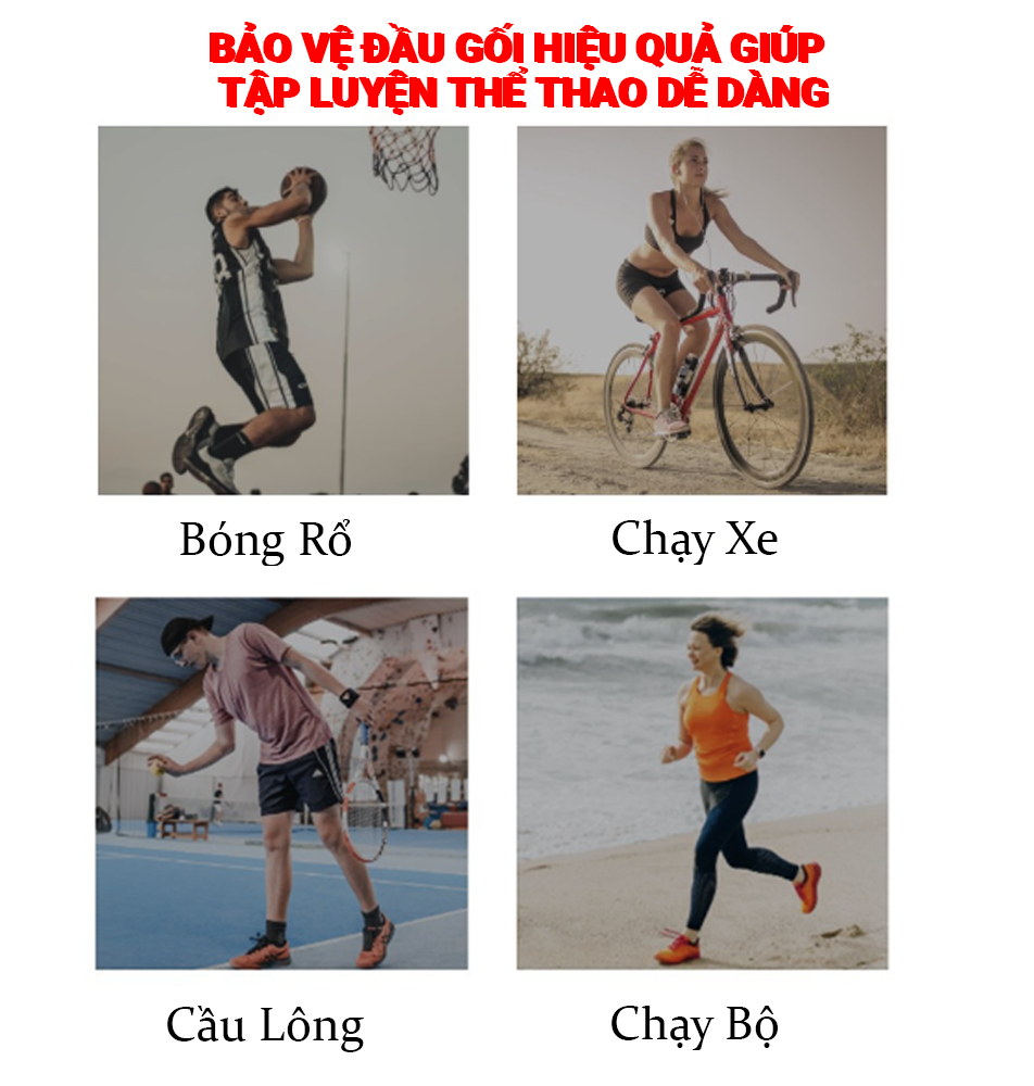 Băng Gối Thể Thao Đệm Silicone, Co Giãn 4 Chiều, Thanh Trợ Lực Lò Xo, Hỗ Trợ Bảo Vệ Xương Bánh Chè - Hàng Chính Hãng Teement