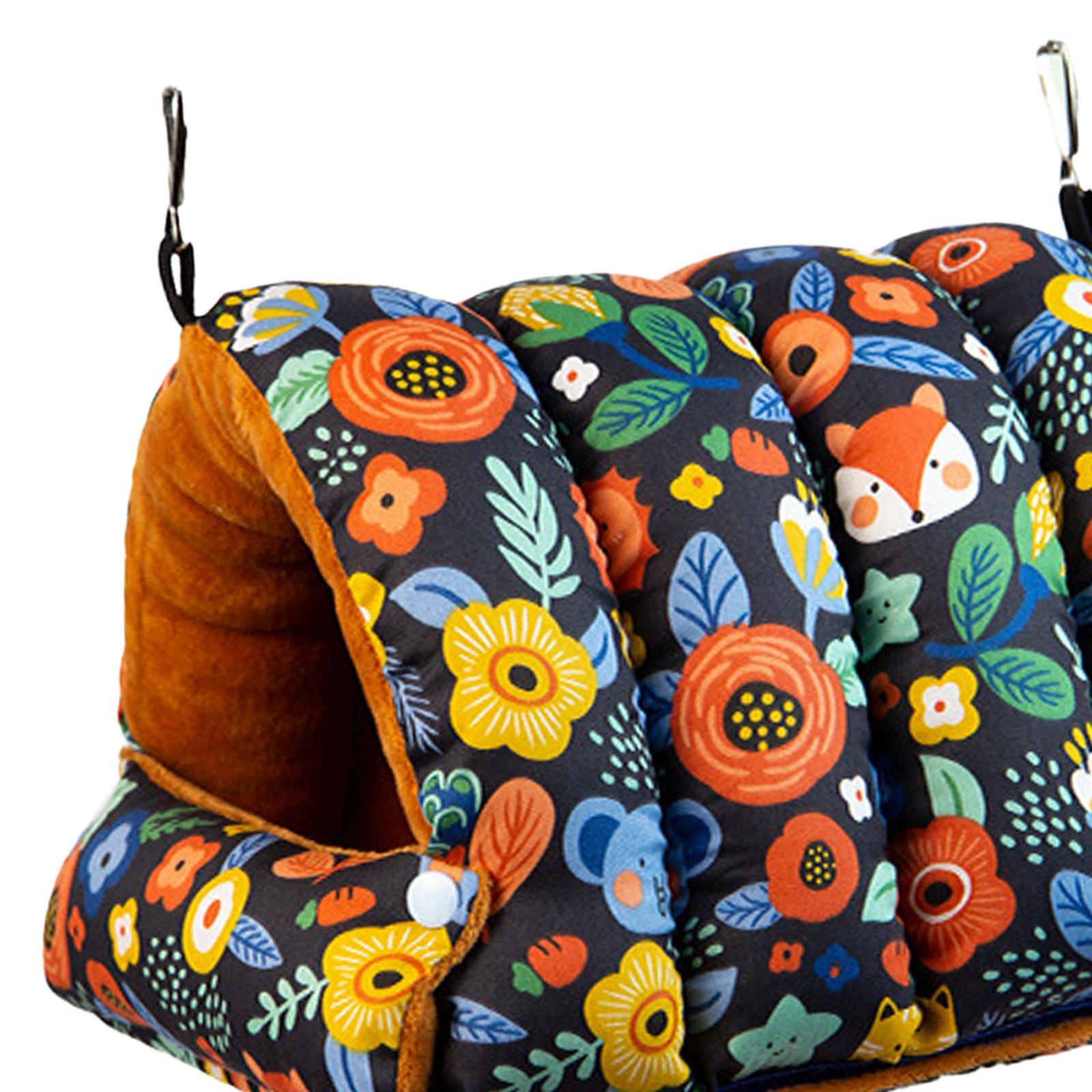 Bird Nest, Hut Tent Bed Swing Hammock for Budgie Cockatoo Lovebirds Canaries