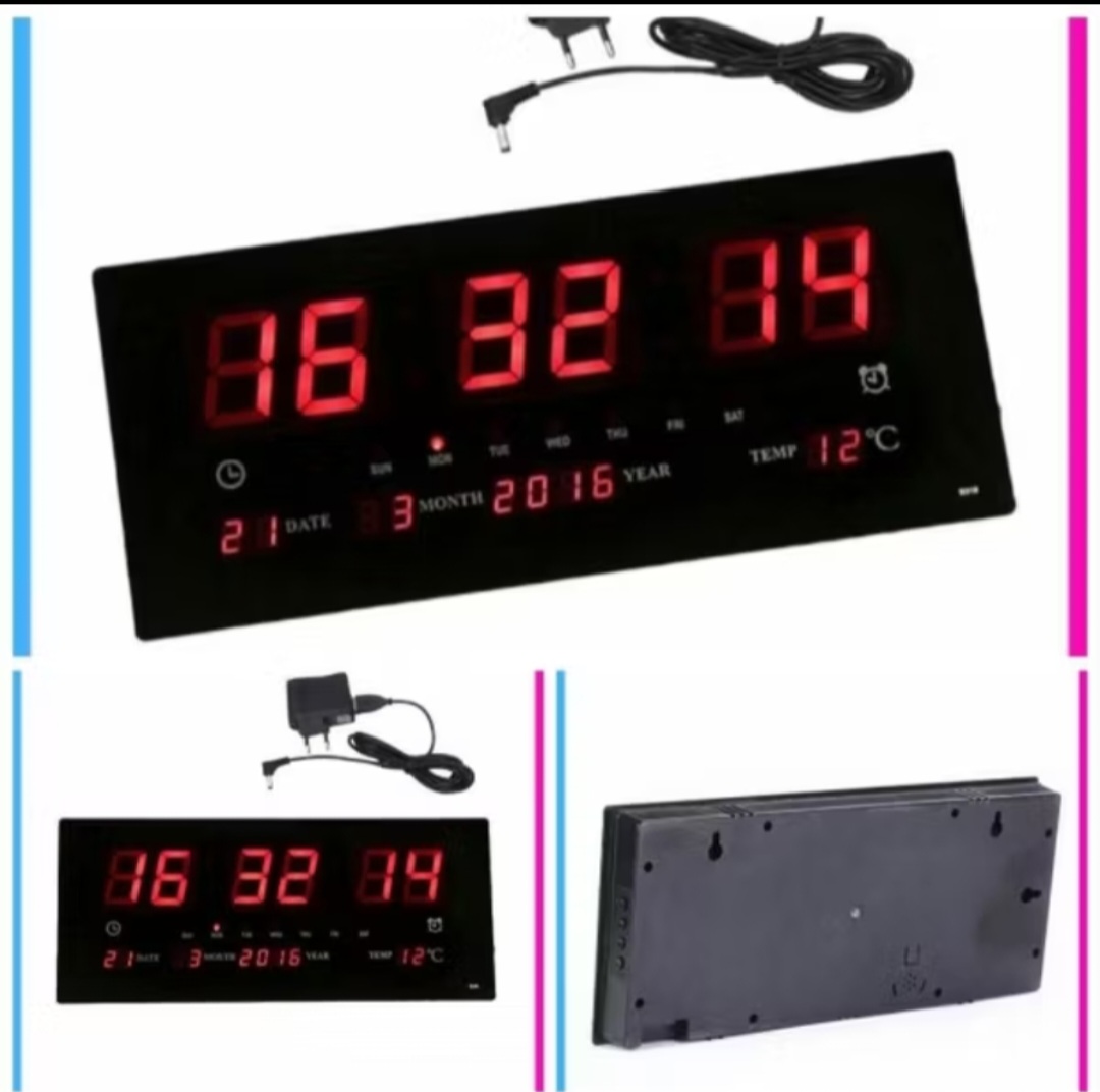 1 ĐỒNG HỒ LED TREO TƯỜNG BÁO GIỜ NHIỆT ĐỘ NGÀY THÁNG NĂM THỨ ĐA NĂNG