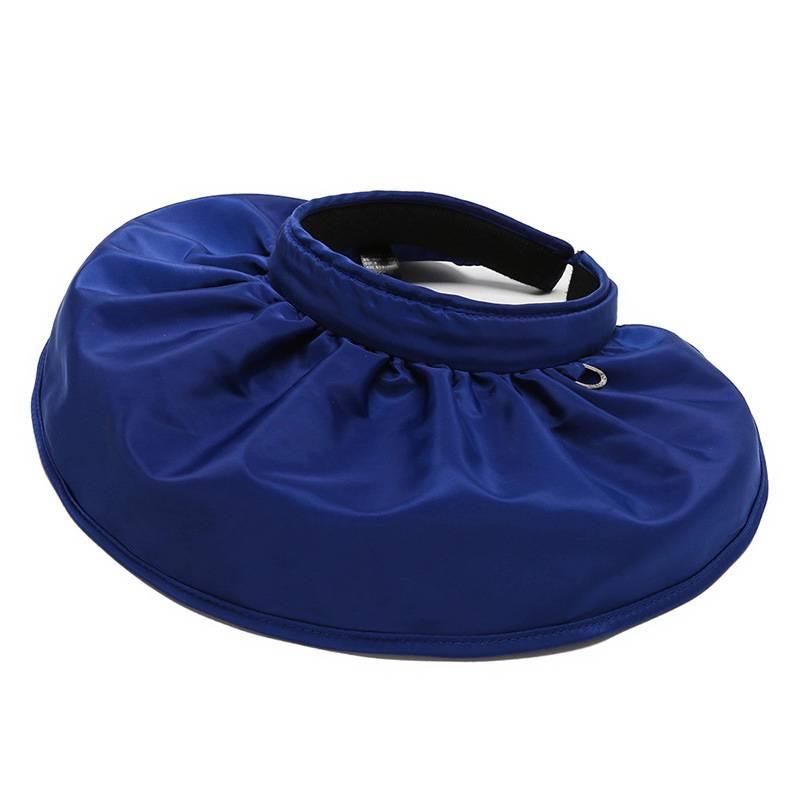 Summer Folding Sun Hat Hair Hoop Women Sun Visor Elastic Top Empty Hats UV Sun Protection Wide Brim Sport Beach Caps Hats