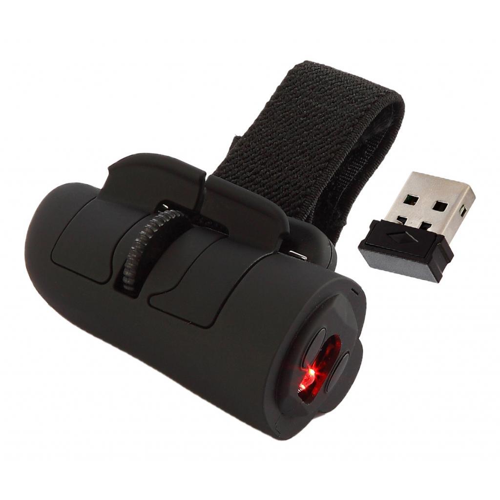 Mini Wireless USB Finger Mouse Optical Handheld Mice for Laptop PC Black