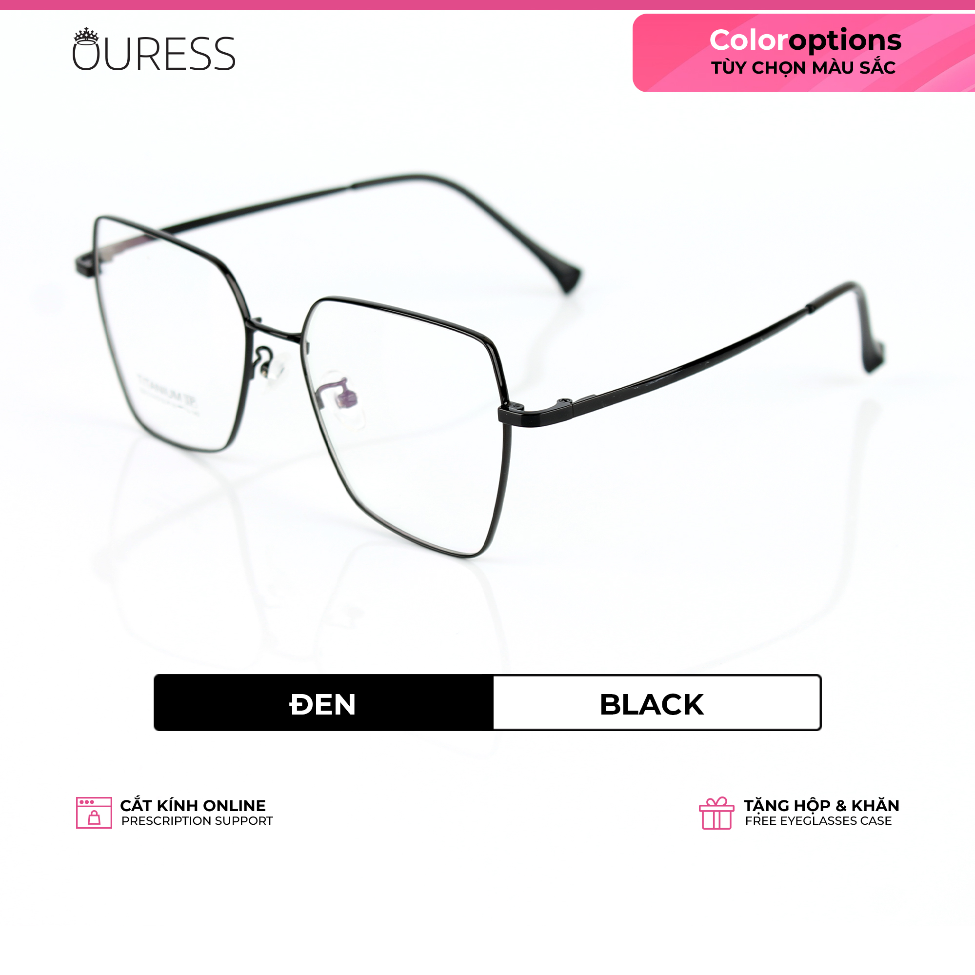 GỌNG KÍNH 5201314 TITAN CHẤT LIỆU VƯỢT TRỘI SIÊU NHẸ SIÊU BỀN – OURESS
