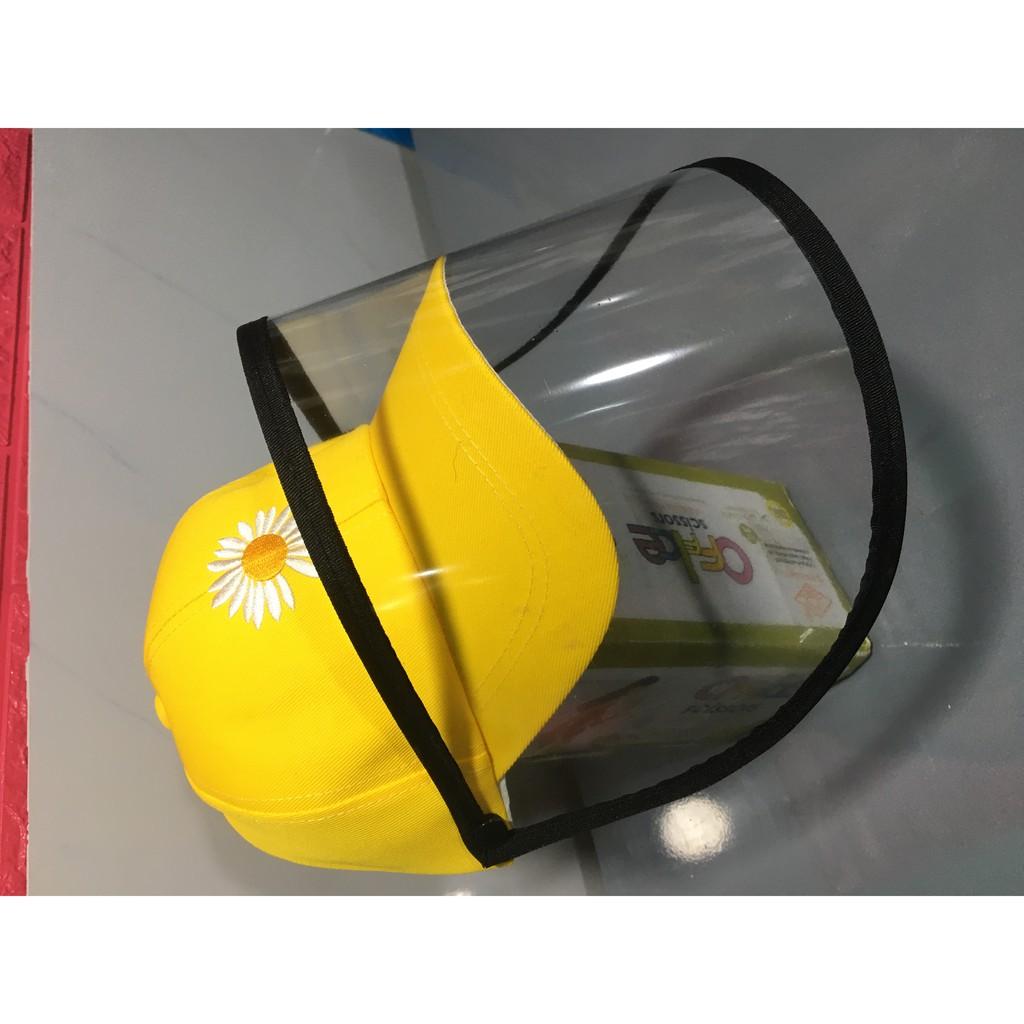 Mũ Nón chống bụi có kính bảo hộ, kính đi đường, kính che bụi có thể tháo rời kính,người lớn