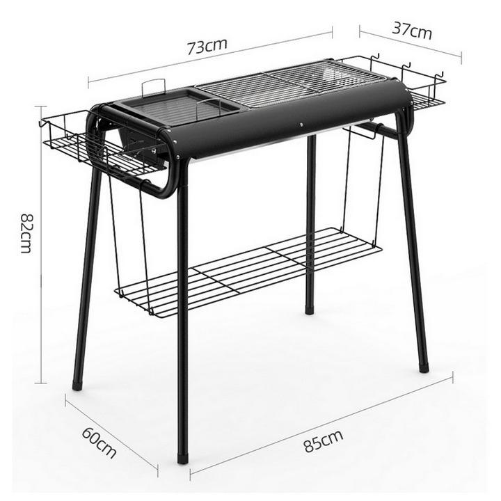 Bếp Nướng Than Ngoài Trời ALLOY BBQ Thép Không Rỉ 410