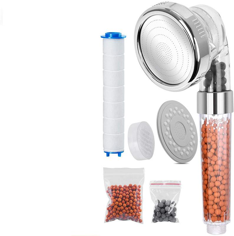 Đầu Vòi Hoa Sen, Đầu Vòi Hoa Sen Tiết Kiệm Nước Chống Cặn Vôi Hệ Thống Lọc Ba Cấp Độ Cao Hệ Thống Lọc Ion Với Bộ Lọc Bông PP Có Thể Thay Thế