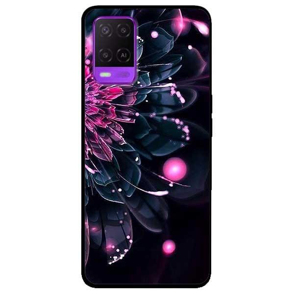 Ốp lưng dành cho Oppo A54 - A74 - A94 - mẫu Mẫu Đơn Hồng Đenm