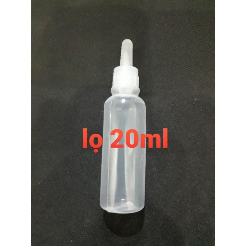 lọ nhựa 20ml, lọ nhỏ mắt 20ml. chai nhựa 20ml