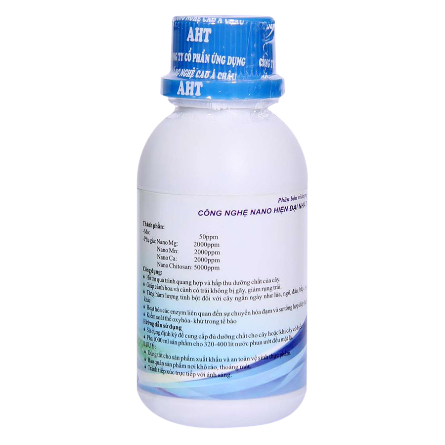 Phân bón vi lượng Nano Magiê - Mangan - Canxi AHT