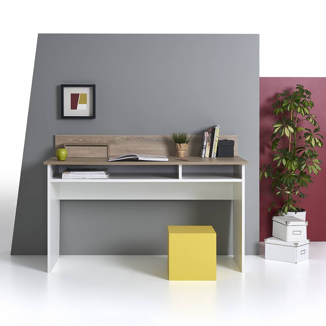 Bàn Học Bằng Gỗ Kiểu Dáng Nhỏ Gọn SMLIFE Dawson